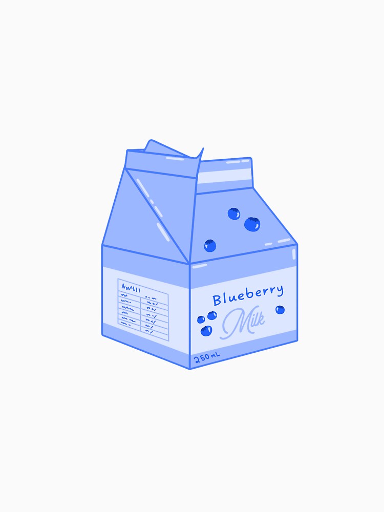 Blueberry Milk Carton by DandiestArt22