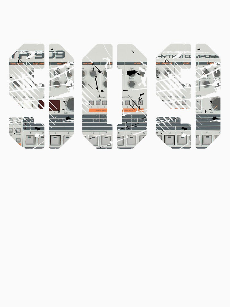 909 Drum Machine Print by SynthStreet