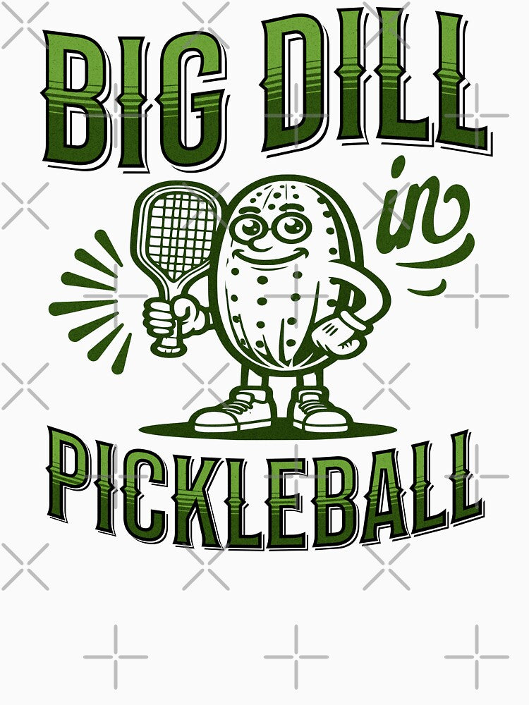 Big Dill in Pickleball - Funny by humnoo