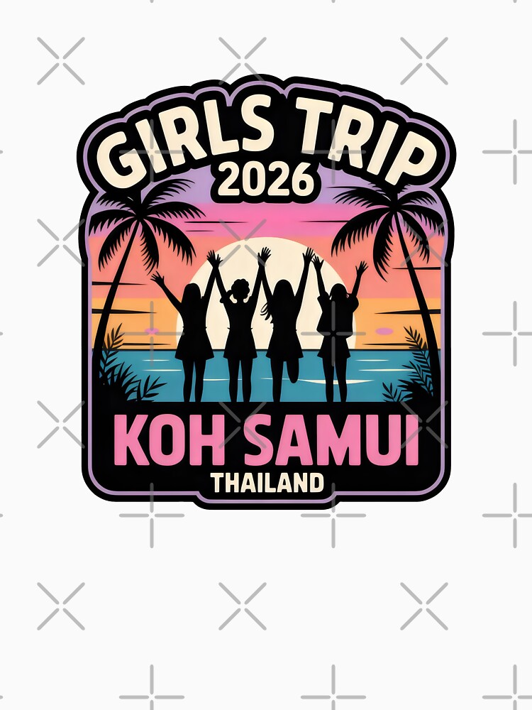 Koh Samui Thailand Girls Trip 2026 Tropical Vacation Badge by SplashTastic