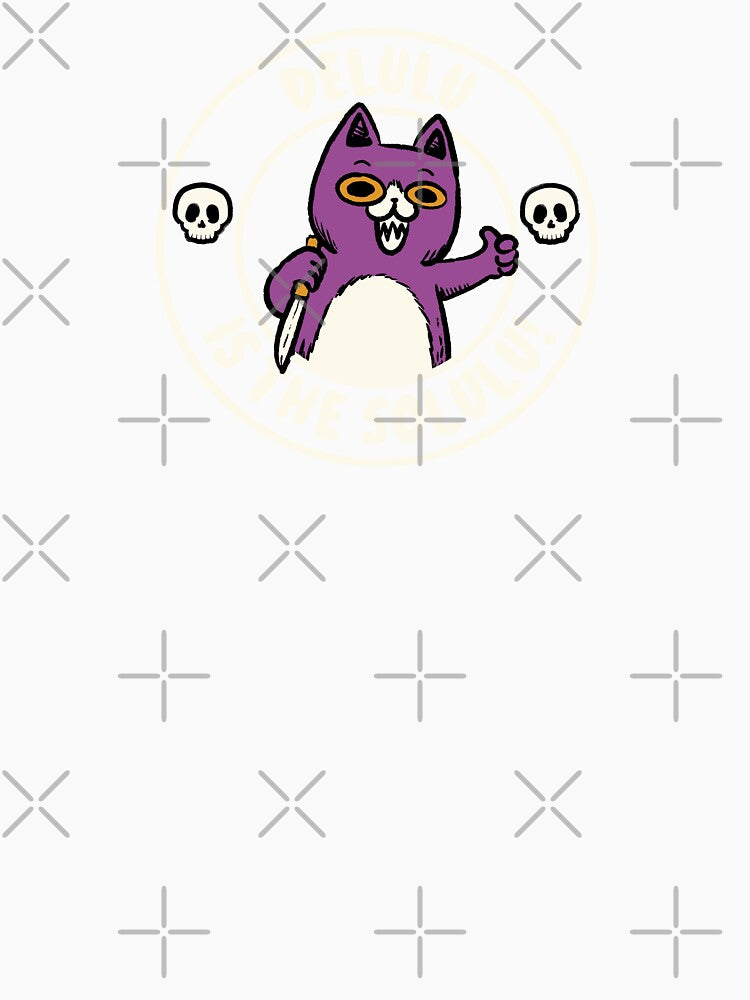 Delulu Is The Solulu Funny Cat by Tobe Fonseca by Tobe Fonseca®