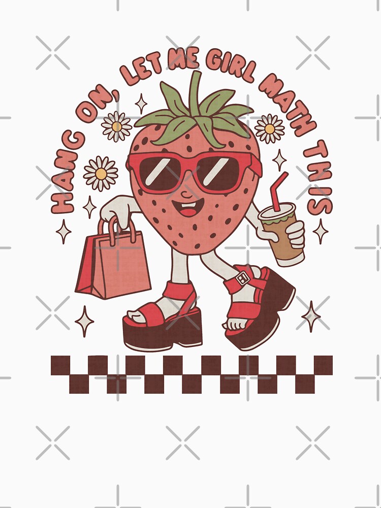 Hang on let me girl math this retro strawberry by FatBirdie