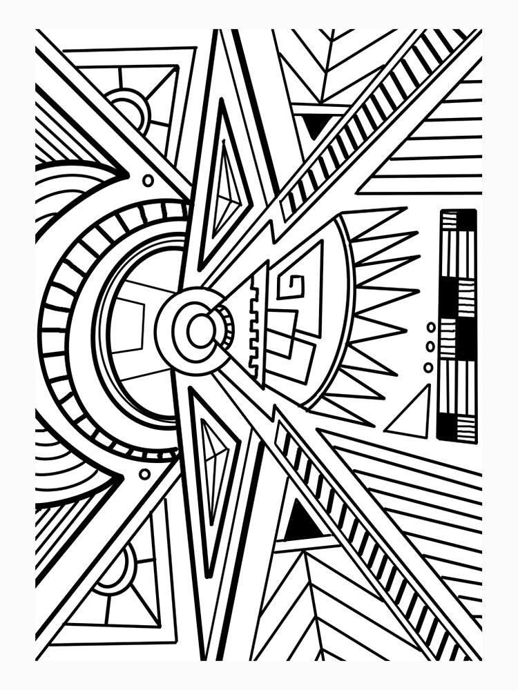 Geometric Art Work 4 by MarleyKolArt