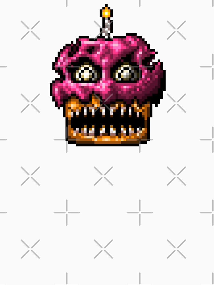Five Nights at Freddys 4 - Nightmare Cupcake - Pixel art by GEEKsomniac