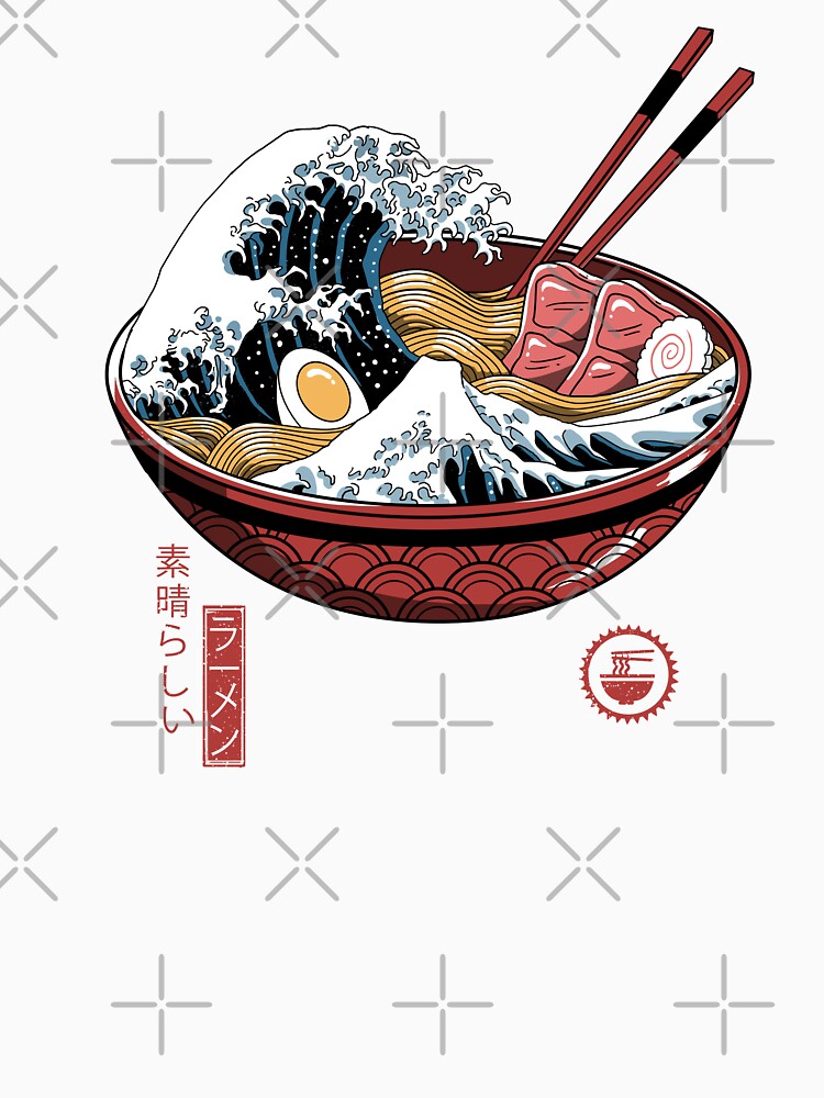 Great Ramen Wave White by vincenttrinidad