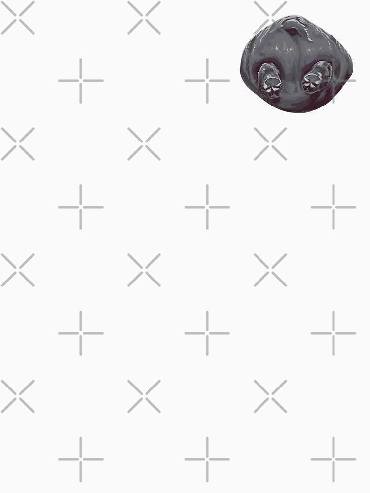 Hippo butt, small print black edition by bye-then