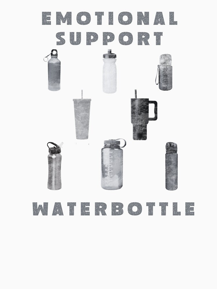 Emotional Support Water Bottle by graerender