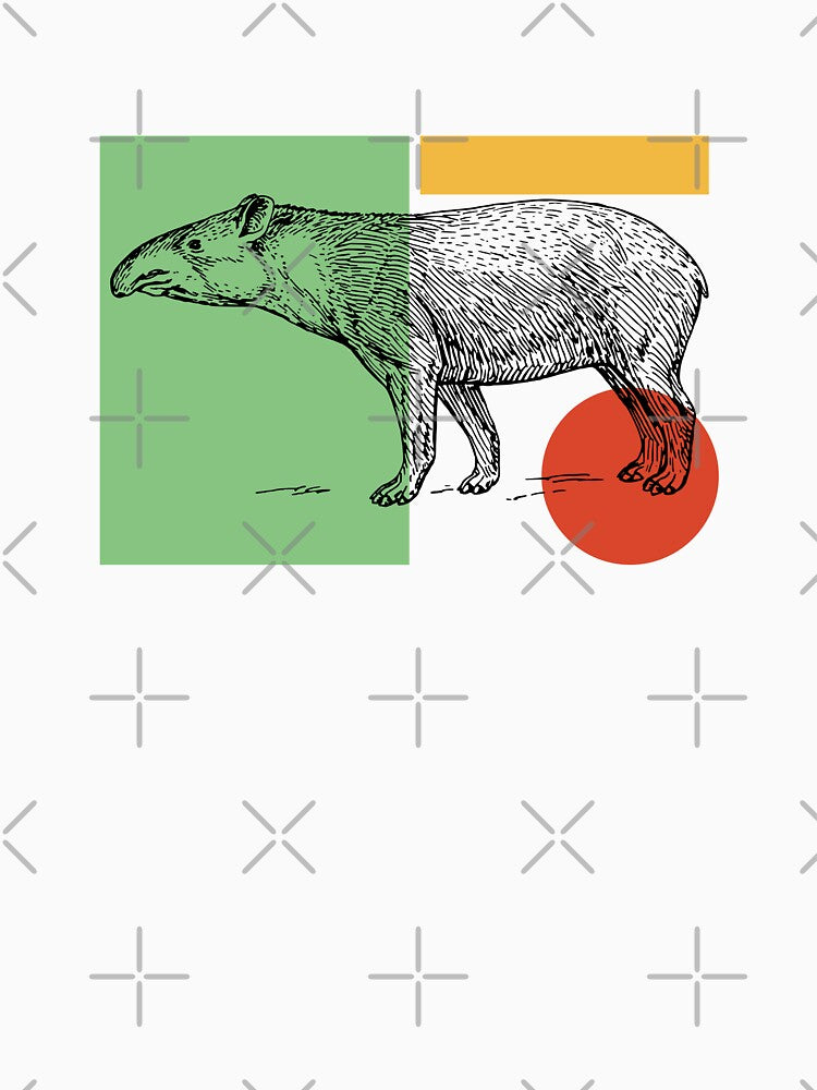 Minimalist Tapir Design by kiradreamshop