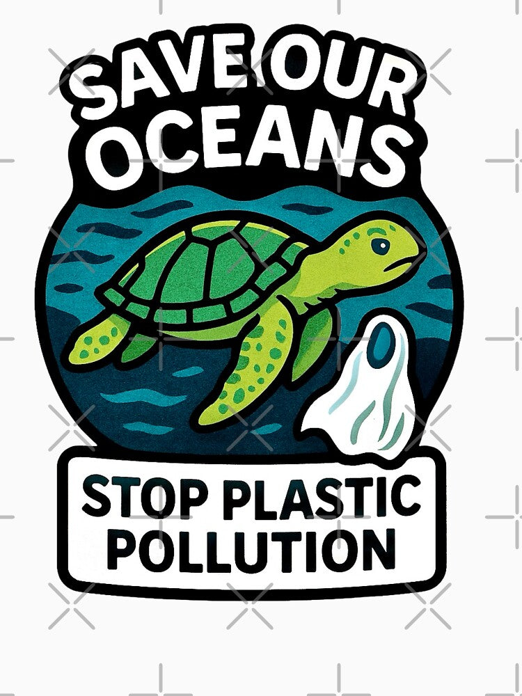 Save Our Oceans - Stop Plastic Pollution by Myra365Art