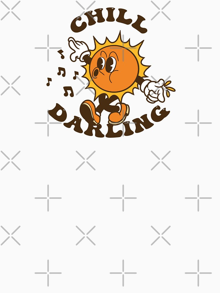Chill Darling Shirt, Y2k Aesthetic Summer Shirt, by chipmuckdesignn