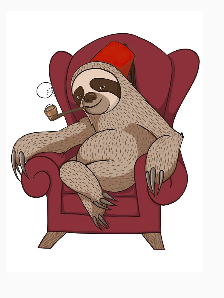 Funny Sloth Chair by ArtCreations79