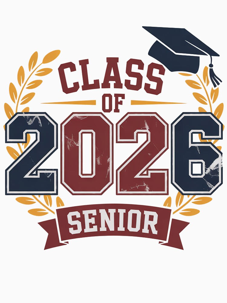 ⭐ Class of 2026 Senior Distressed Vintage Graduation Design ⭐ by What a cute-Tee