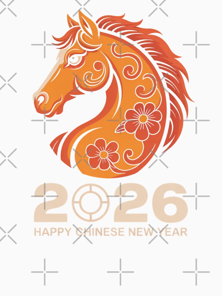 2026 Happy Chinese New Year Year of the Horse by Gogetgiggles