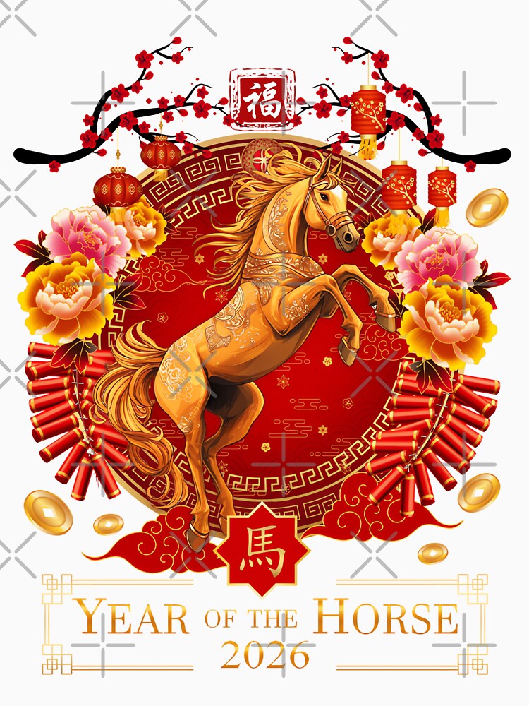 Chinese New Year 2026 Year Of The Horse Happy New Year 2026 by stanton88