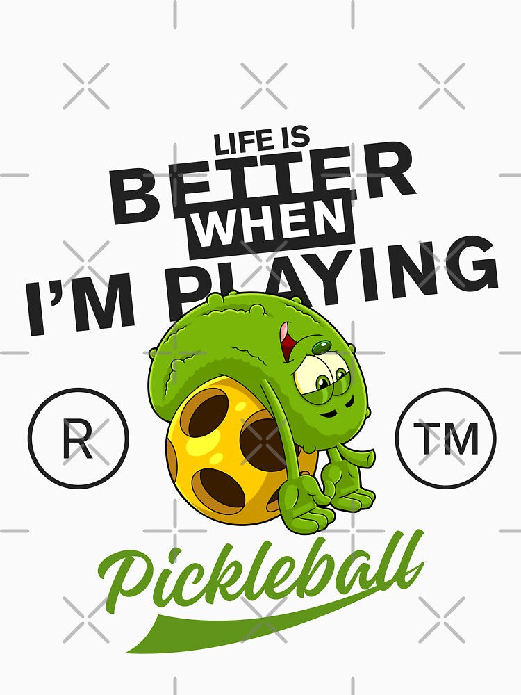 Life is better when I'm playing pickleball by Peerless-Prime