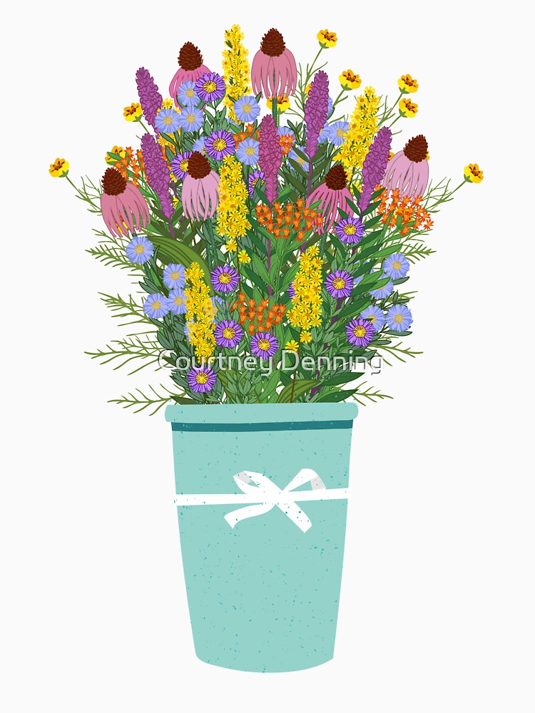 Bouquet of Native Flowers in Sky Blue by Bittersweet Gardener