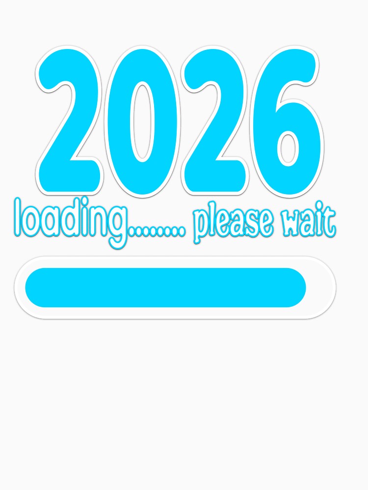 2026 Loading Please Wait – Cyan Aesthetic by SoftworksStudio