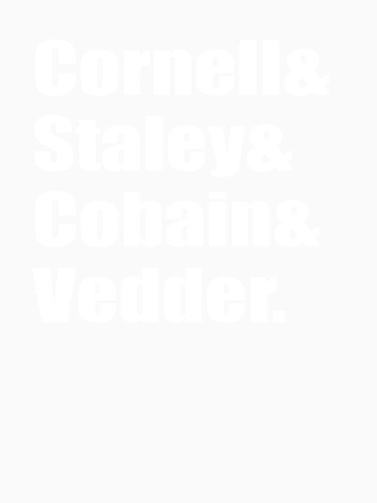 Four icons of grunge! by GenXGrunge