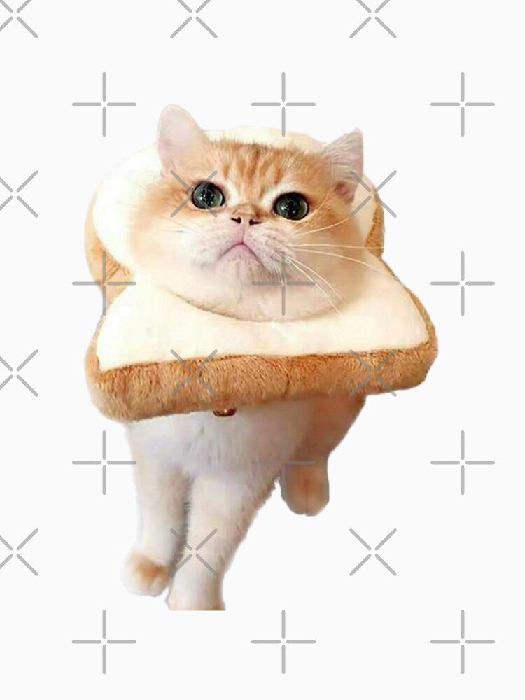 Cat Bread Head by Brendaallen  Art