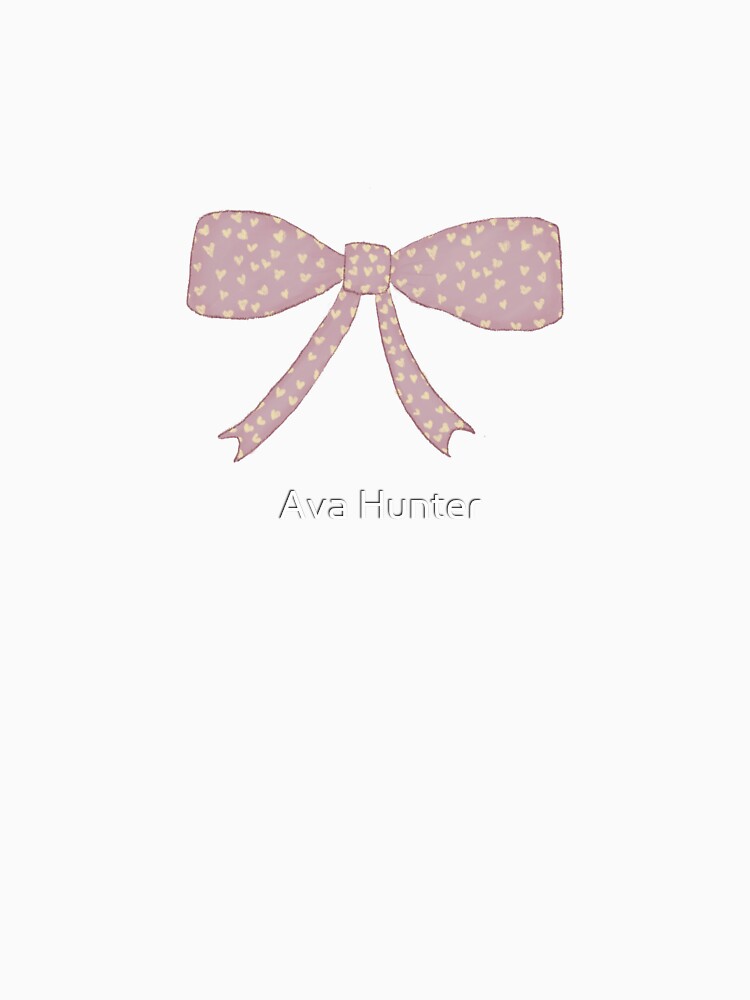 Yellow Heart Bow by Ava Hunter