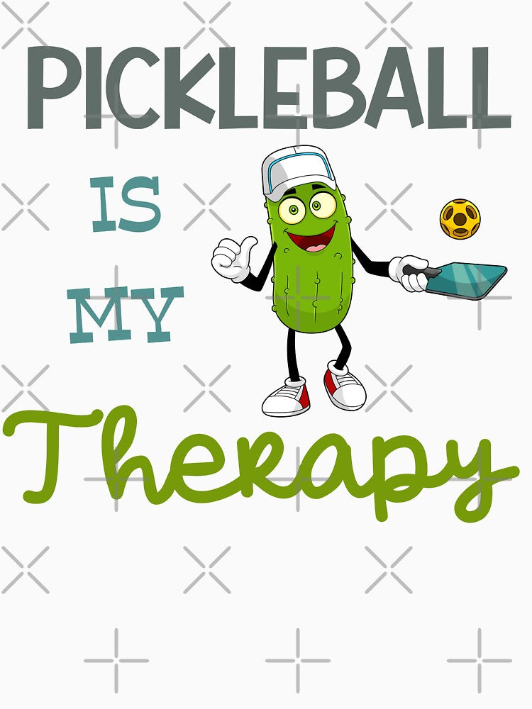 Pickleball Is My Therapy by MyMysTShirts