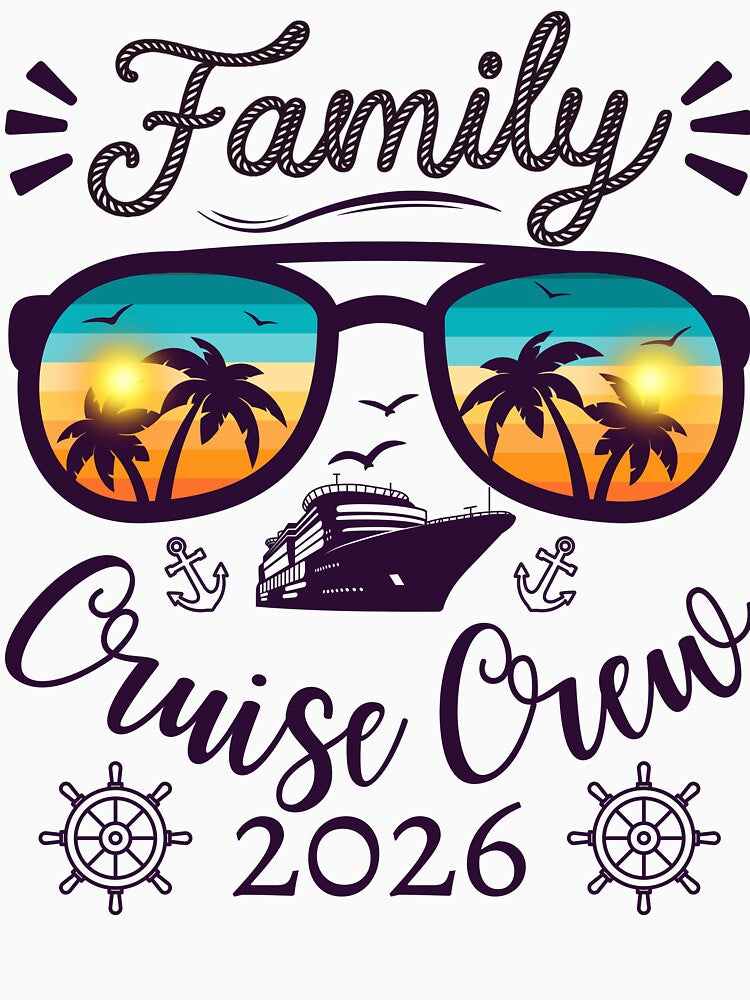 Family Cruise Crew 2026 Matching Trip by happiecatstore