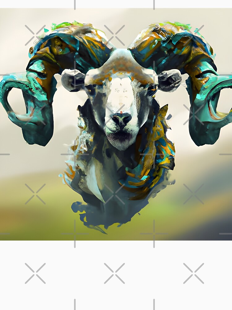 Painted Ram by blakcirclegirl