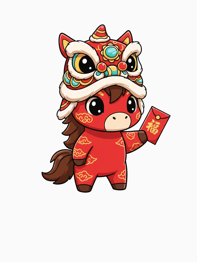 2026 Year of the Horse Chinese New Year Lunar Zodiac by Hikmoi
