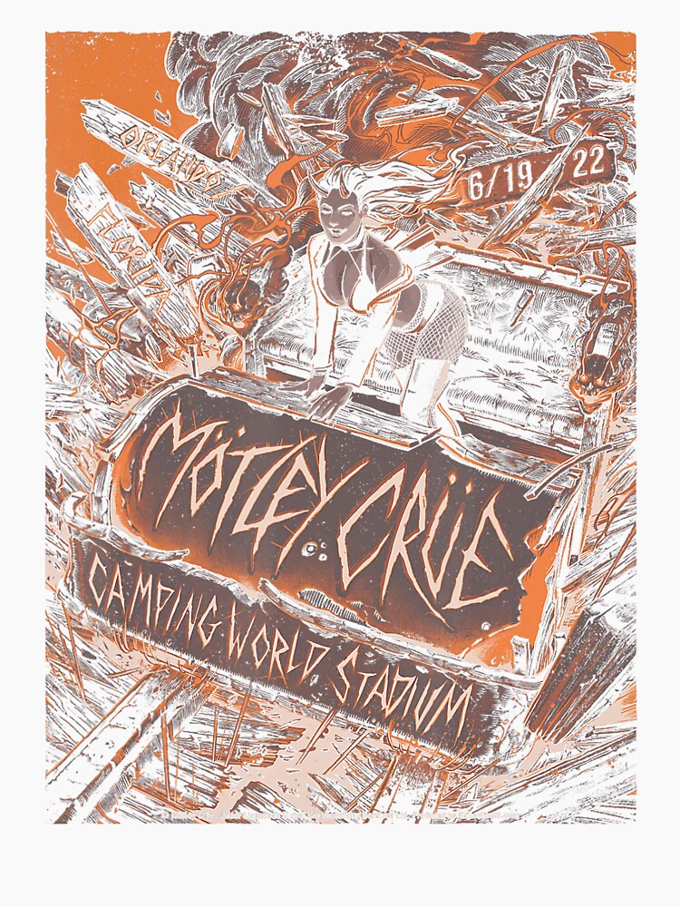 Motley Crue Hand Drawn Sketch Style Rock Art by josephkyqba