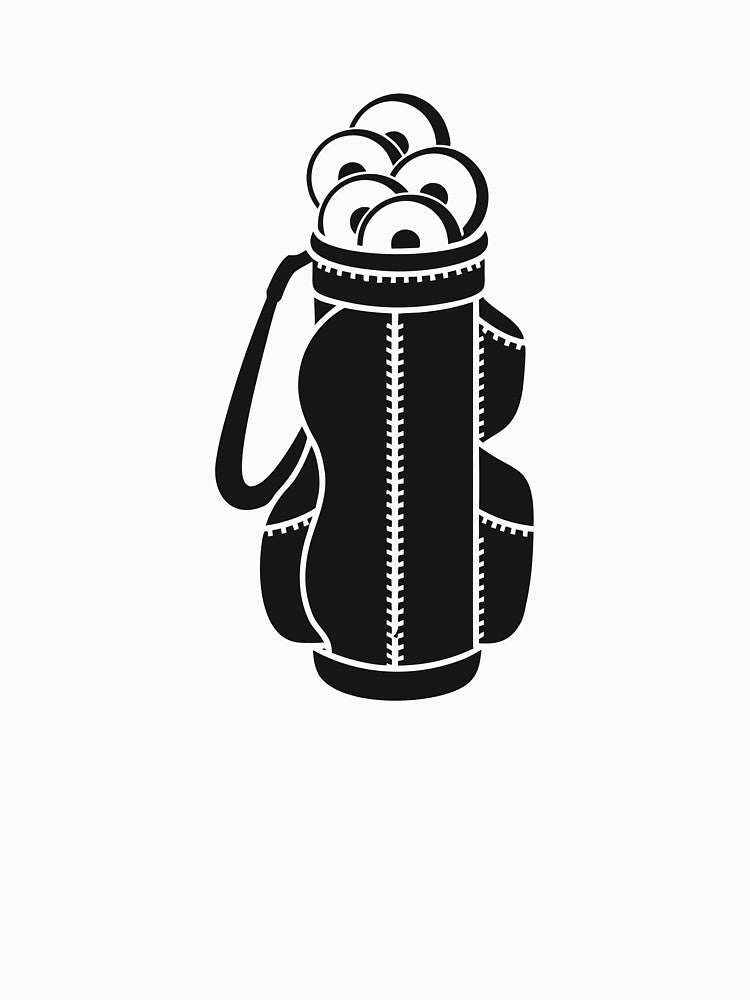 Disc Golf Bag with Discs Frisbee Golf Equipment Sticker by CutRootCo