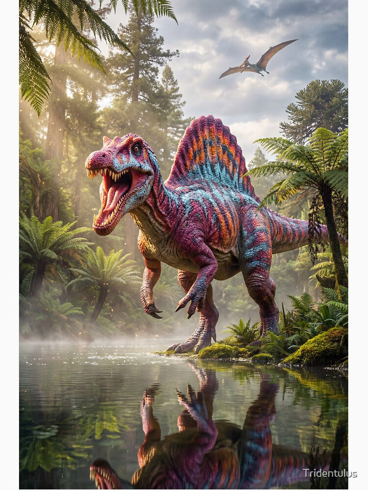 Colorful Dinosaur: Spinosaurus by Tridentulus