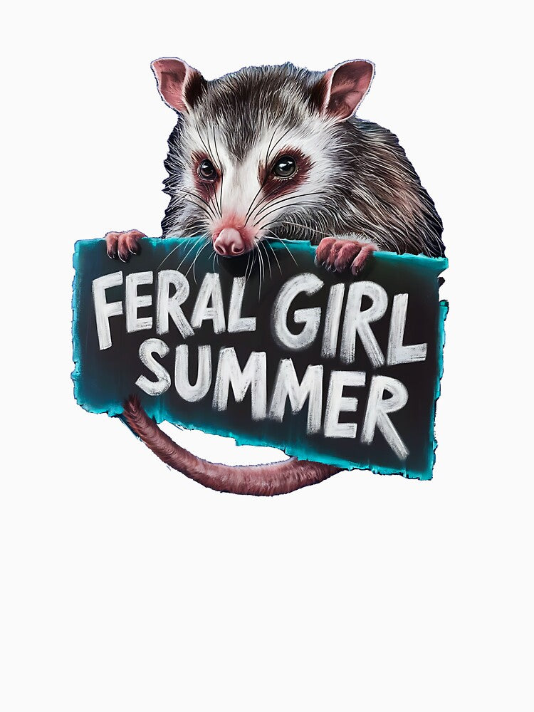 Feral Girl Summer Possum Meme by box-artshop