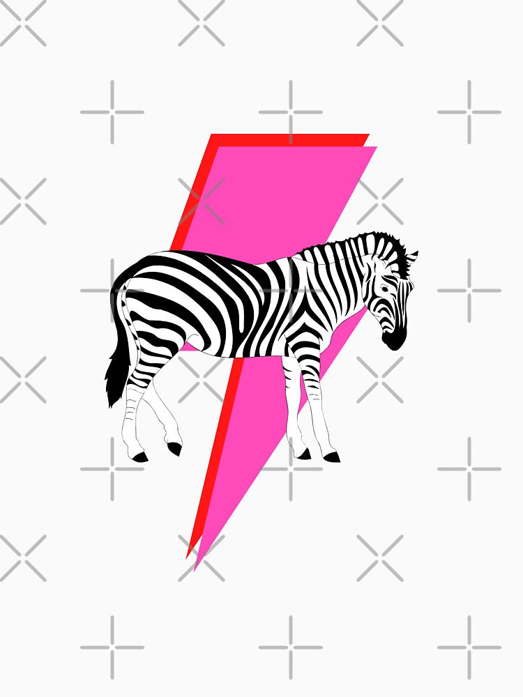 layered lightning zebra - pink and red by SUUSCK ★
