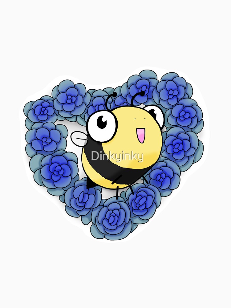 Save the Bees!! Blue by Dinkyinky