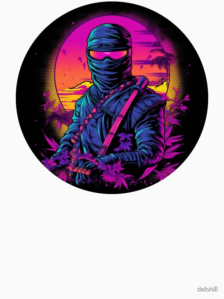 Neon Ninja Retro Showdown by delohill