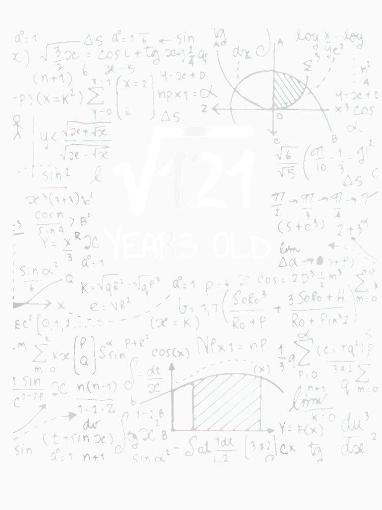 Square Root of 121: 11 Years Old, 11th Birthday Gift by DrewMurazik