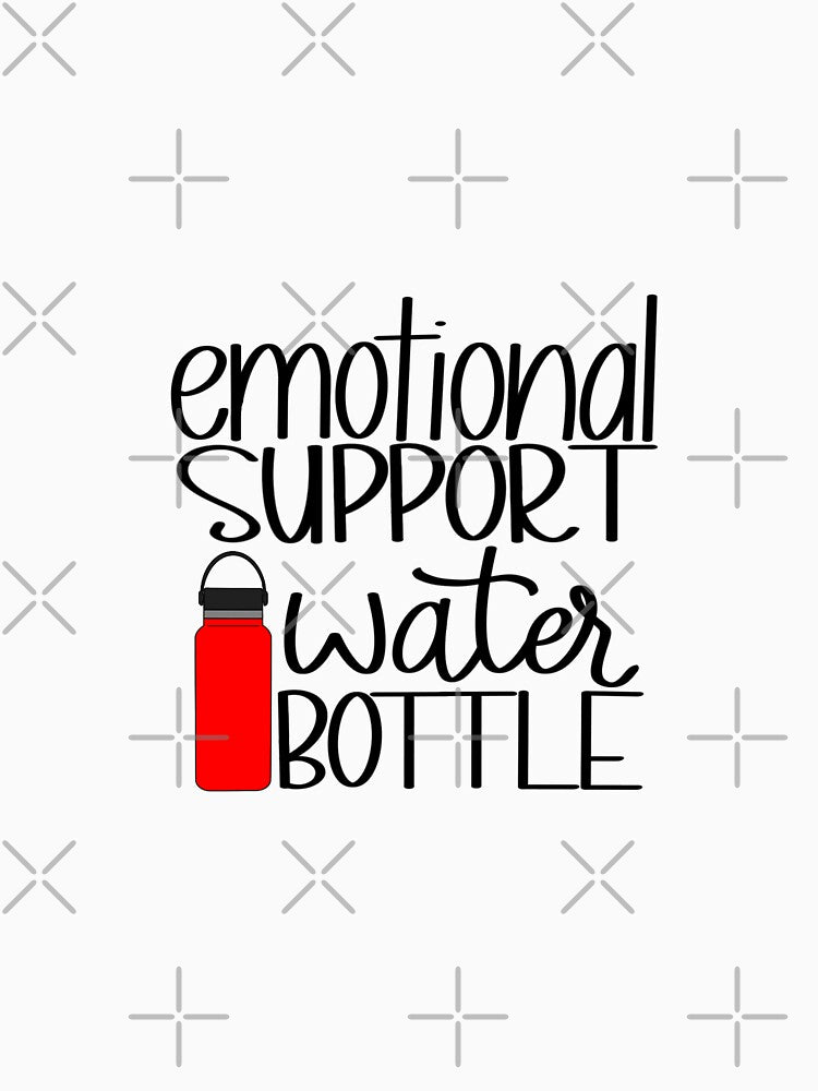 emotional support water bottle by PurdyCDesigns1