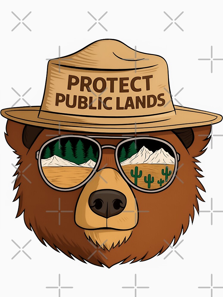 Protect our public lands - resist smokey the bear national parks nature adventures by SimsimahLaughs