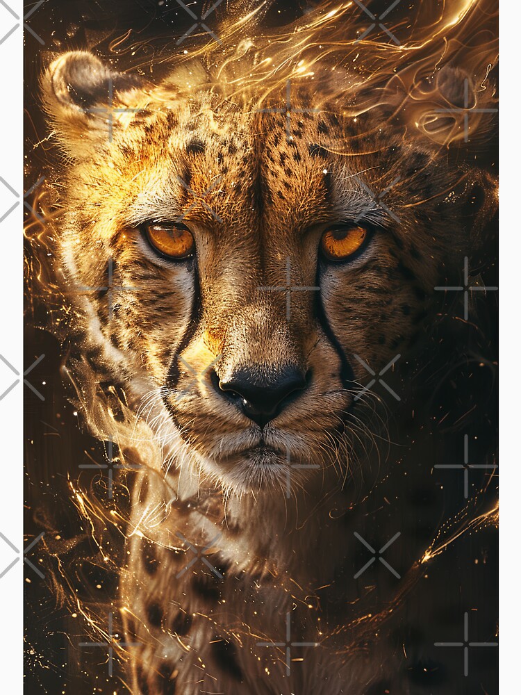 Golden Cheetah Spirit Animal (Variation) by OccultDreams