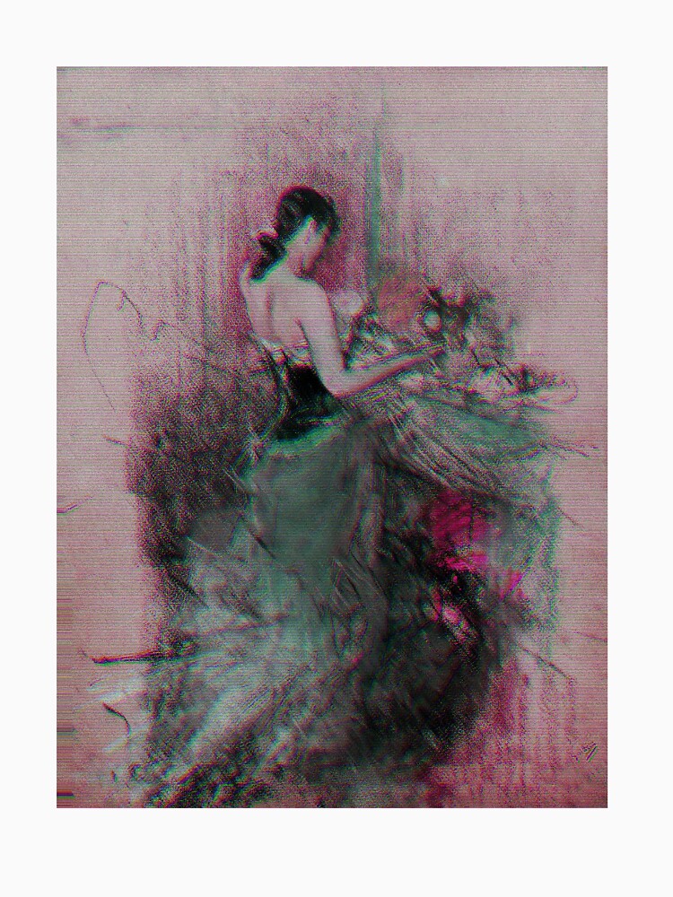 Glitchy Abstract Ethereal Girl by BioDigital-Jazz