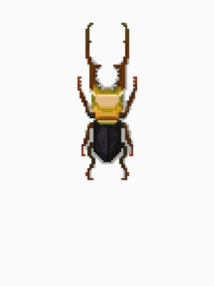 Pixel art beetle nº 016 by Kanistamps