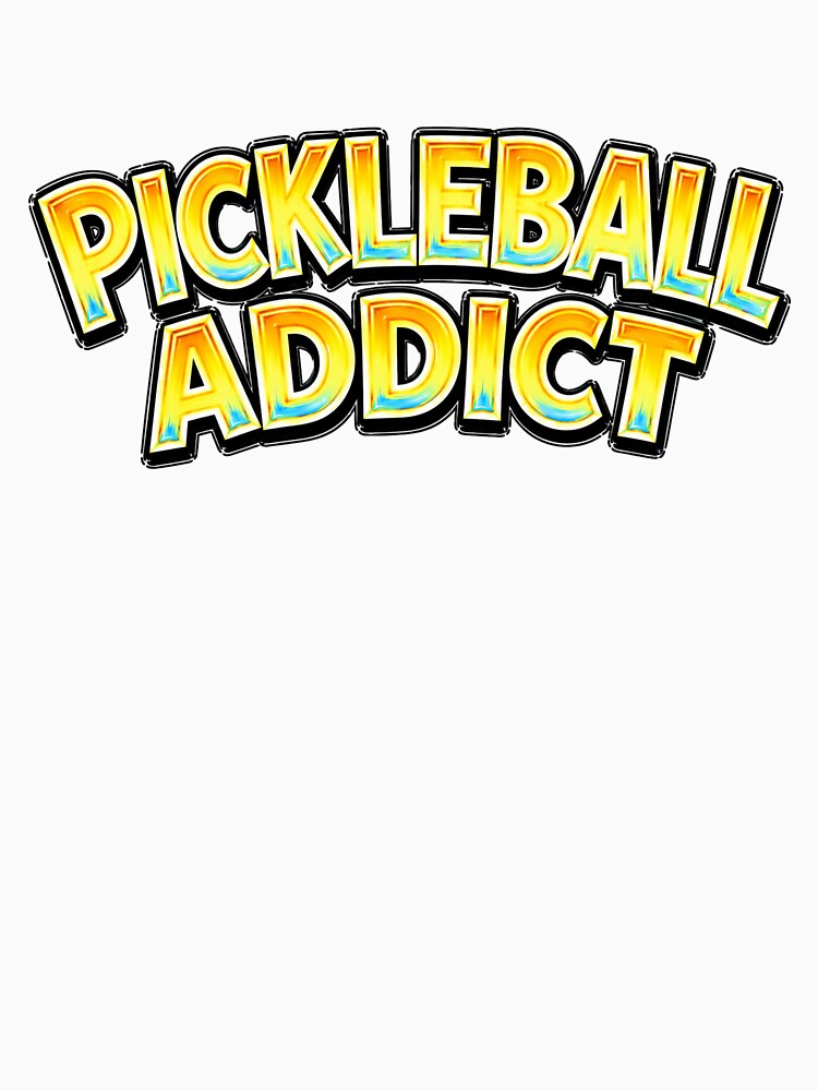 Pickleball Addict – Hand Drawn Childlike Typography by Mac Sketches