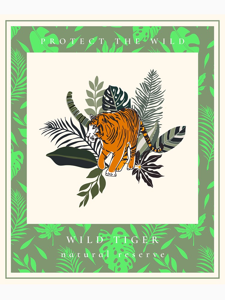 Protect the Tiger by Nature-Tees