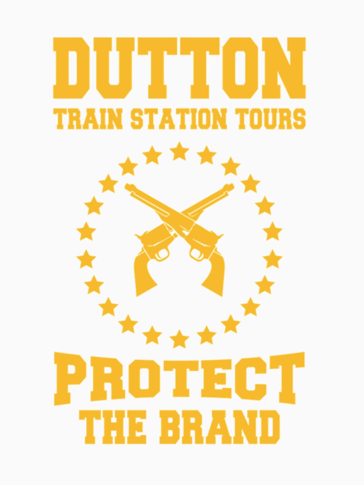 Dutton Train Station Tours Protect The Brand For Western TV Show Lovers, Gift for Fans by wendywildartt