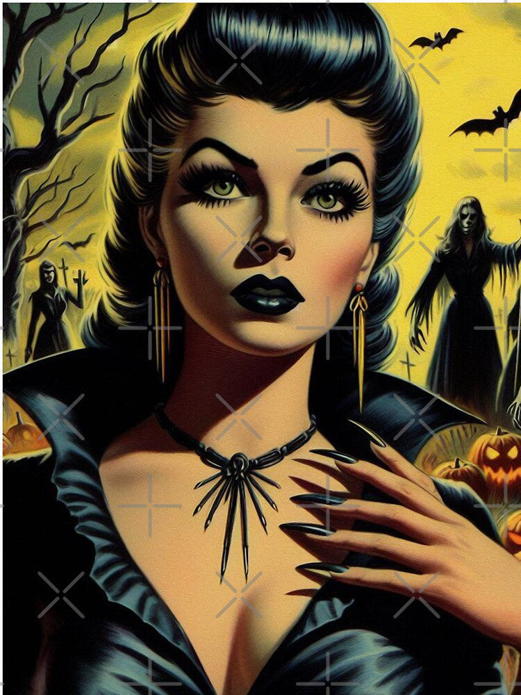 Vintage Goth Girl by PulpVintage