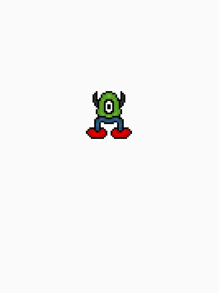 One-Eyed Pixel Creature – Cute Green Monster by PixelLabStore