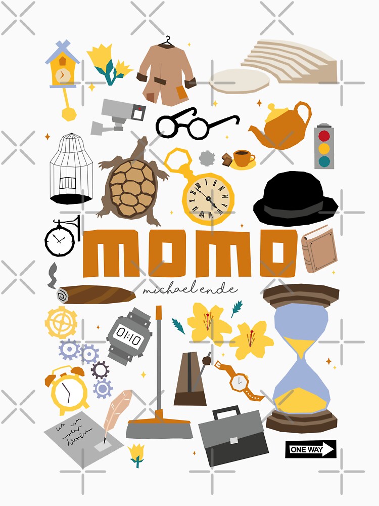 Momo Michael Ende Book Cover Poster - Minimalist Fantasy Literature Wall Art by PauRicart