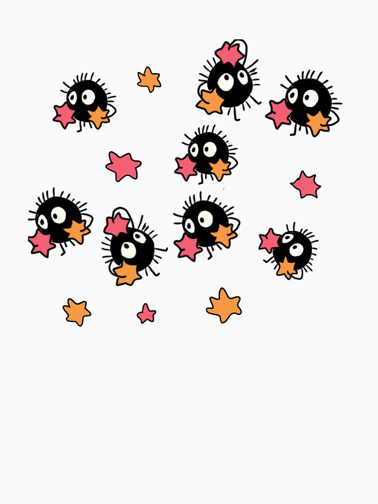 Cute soot sprites by lilbeanzart