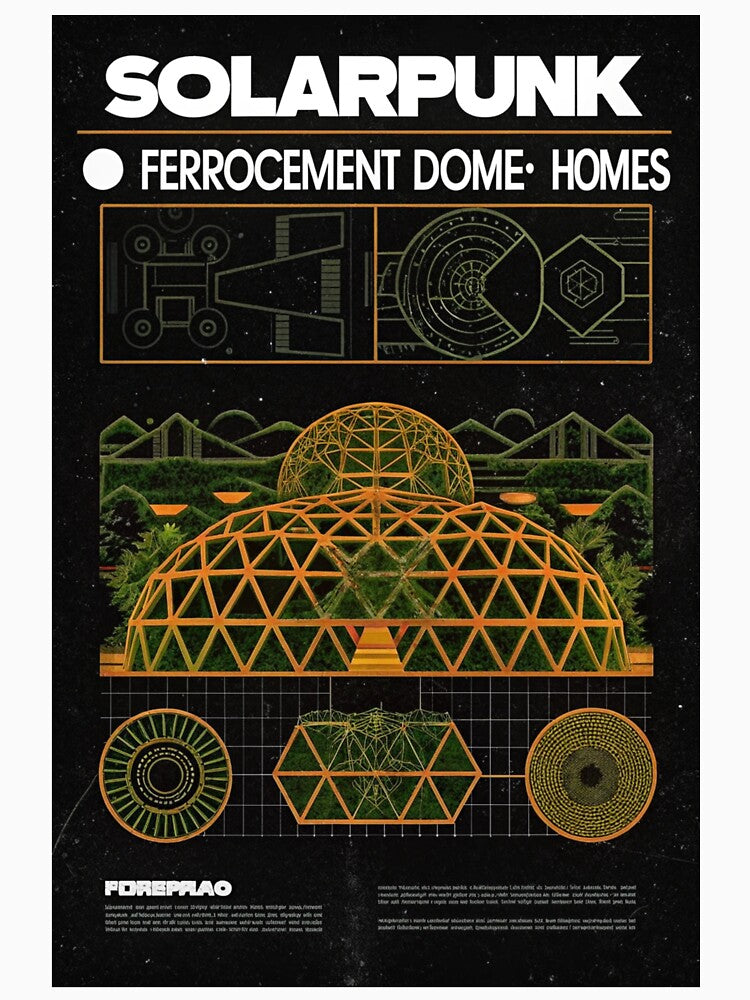 Solarpunk: Ferrocement Dome Homes by Raw-Ink