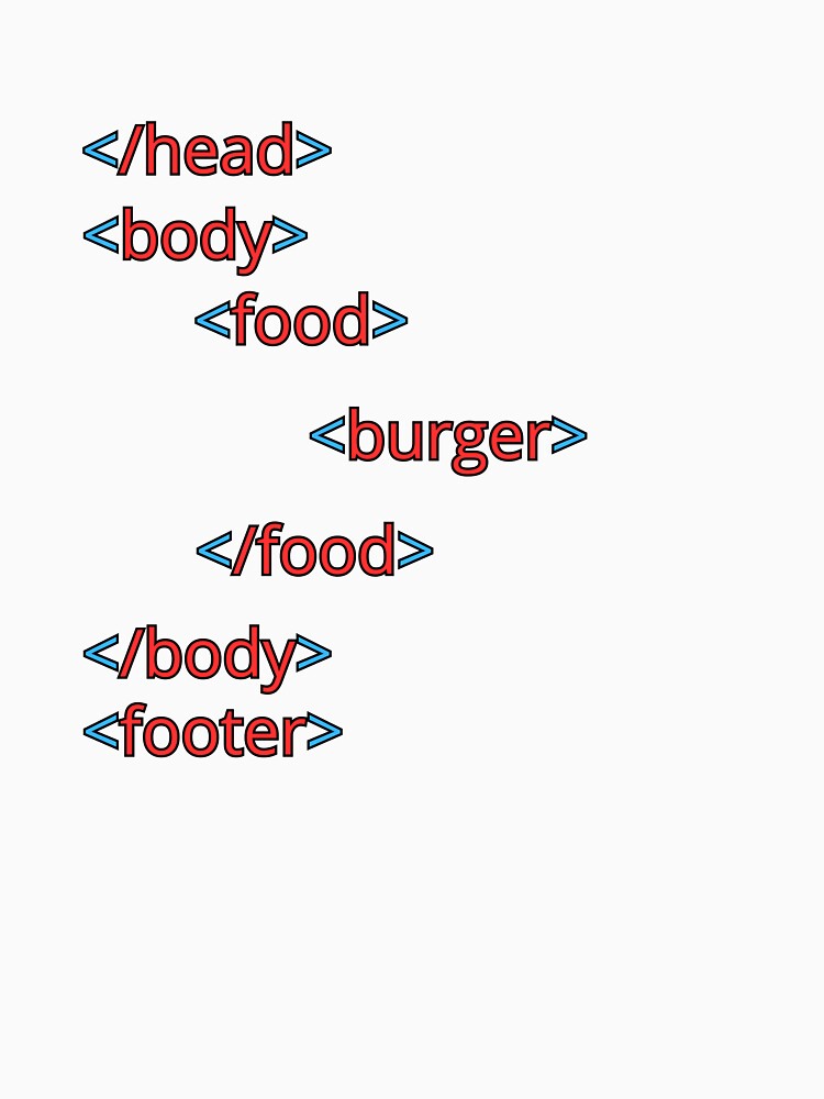 HTML Burger Meme – Retro Coding Humor by GEEK_out